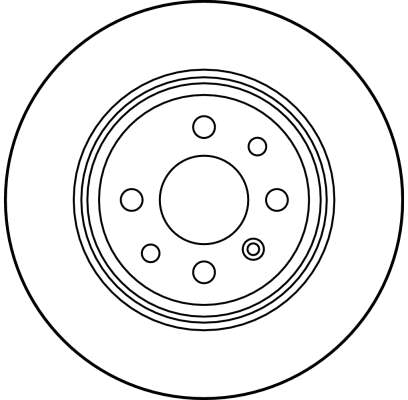 Ilustracja DF2772 TRW tarcza hamulcowa