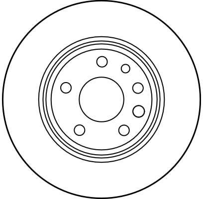 Ilustracja DF2773 TRW tarcza hamulcowa