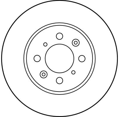 Ilustracja DF2792 TRW tarcza hamulcowa