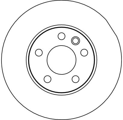 Ilustracja DF2810 TRW tarcza hamulcowa