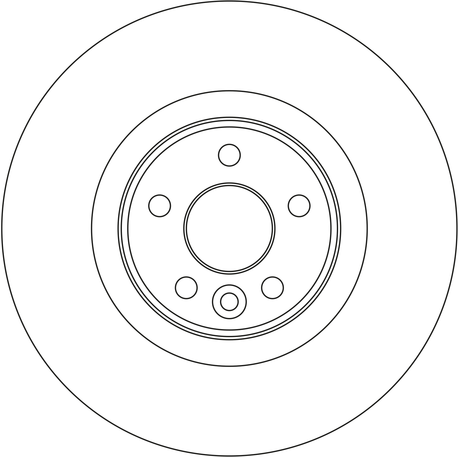 Ilustracja DF4851S TRW tarcza hamulcowa