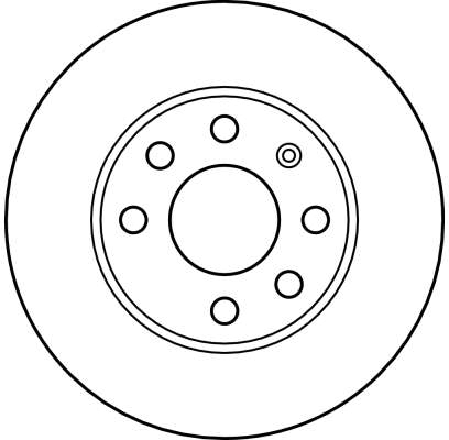 Ilustracja DF4225 TRW tarcza hamulcowa