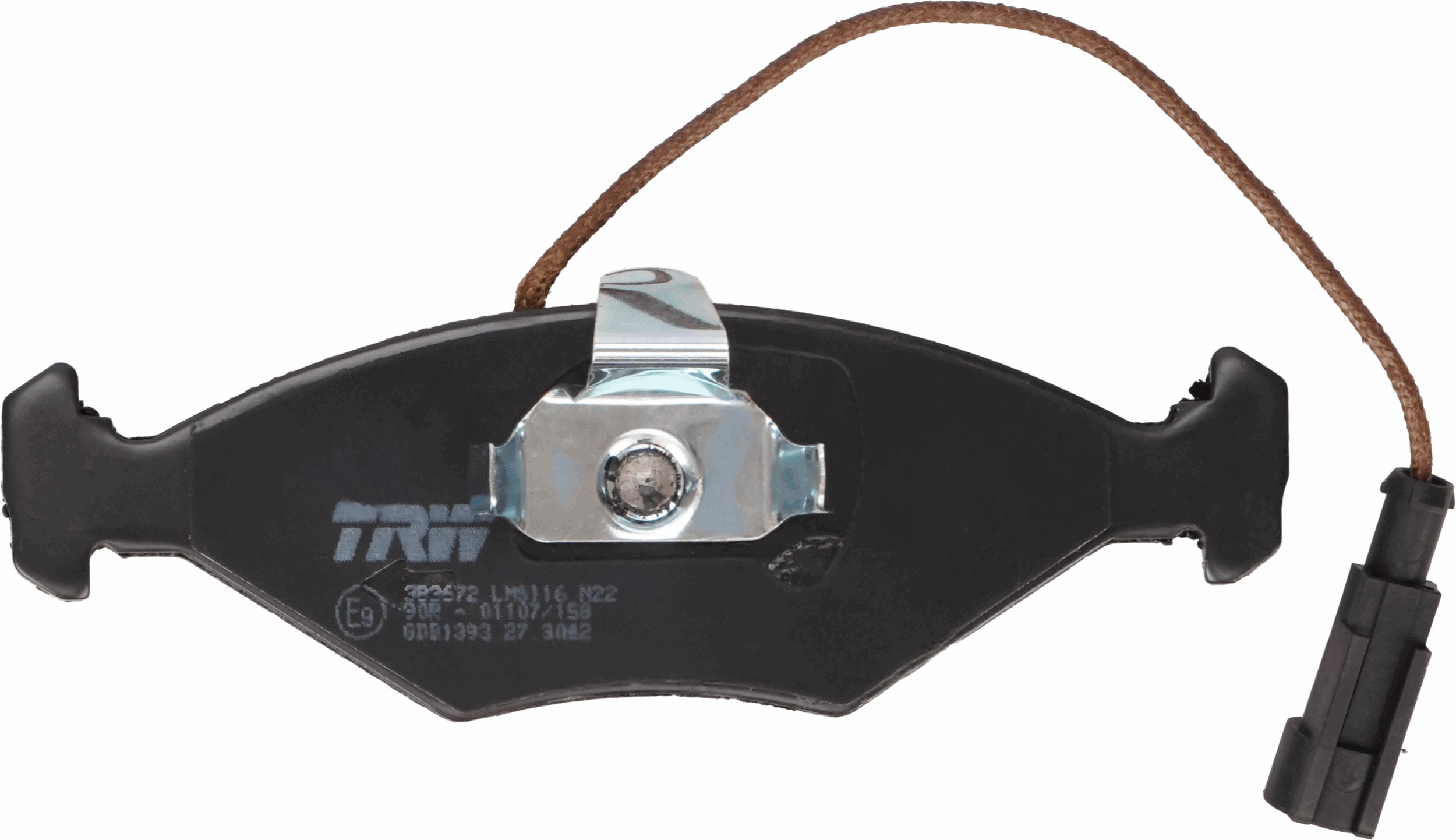 Ilustracja GDB1393 TRW klocki hamulcowe
