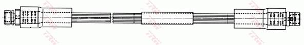 Ilustracja PHA487 TRW przewód hamulcowy elastyczny