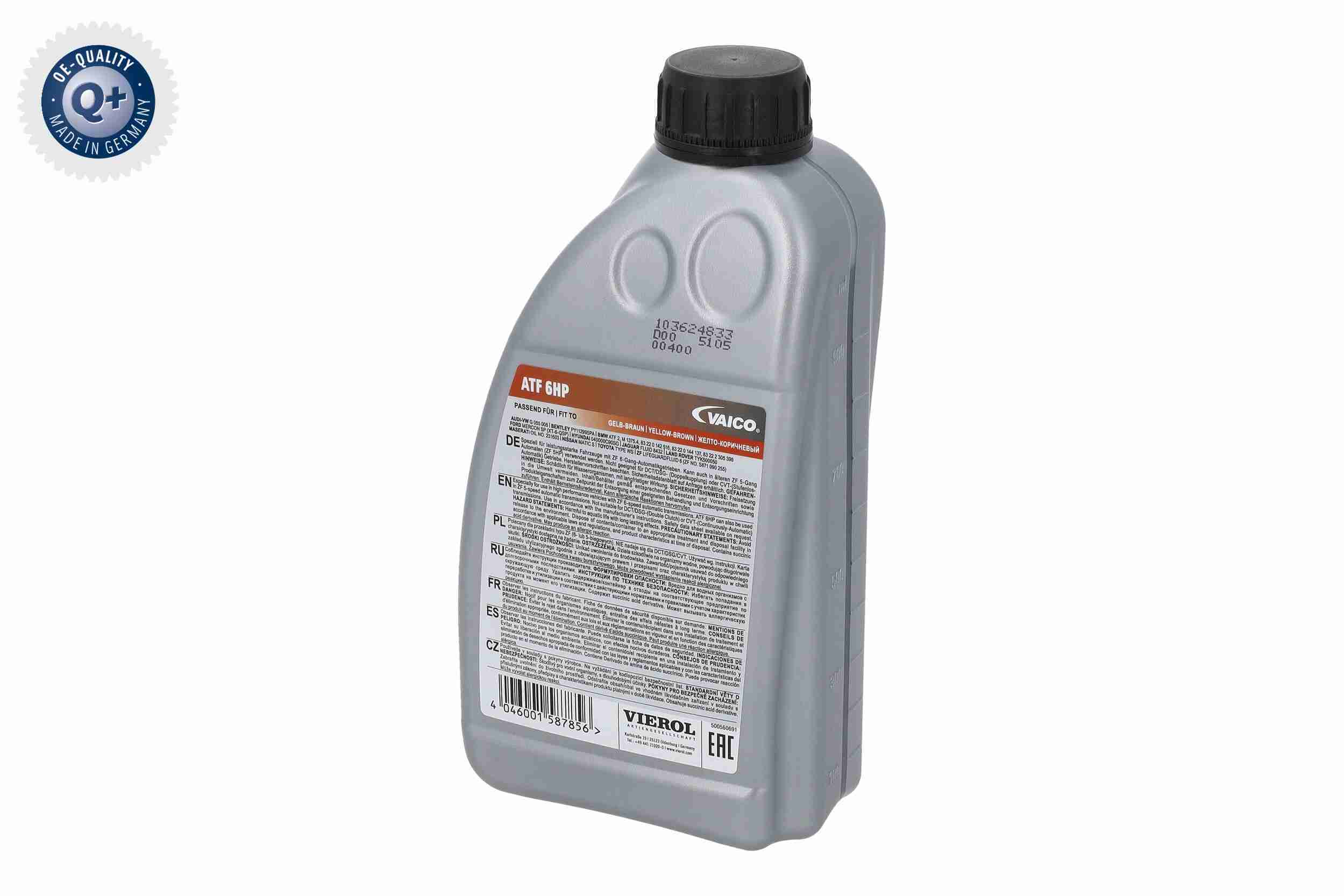Ilustracja V60-0172 VAICO olej do automatycznej skrzyni biegów
