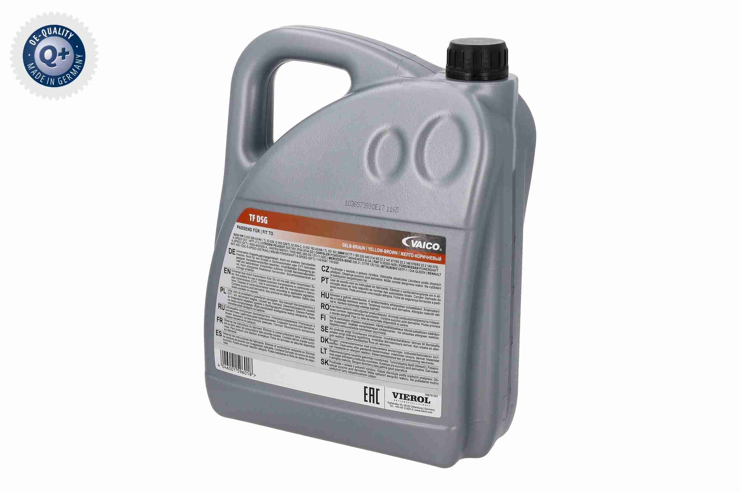Ilustracja V60-0224 VAICO olej do automatycznej skrzyni biegów