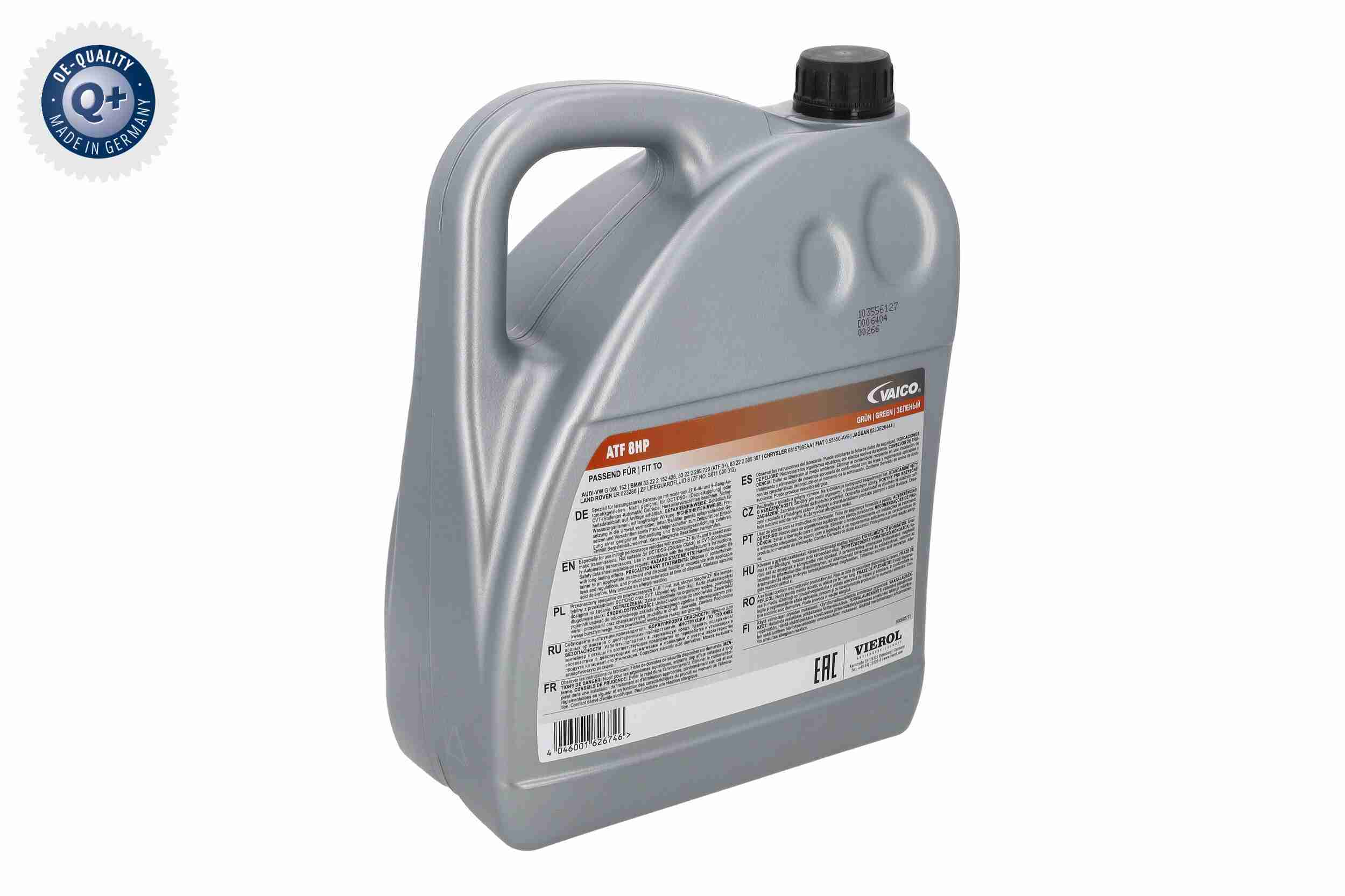 Ilustracja V60-0265 VAICO olej do automatycznej skrzyni biegów