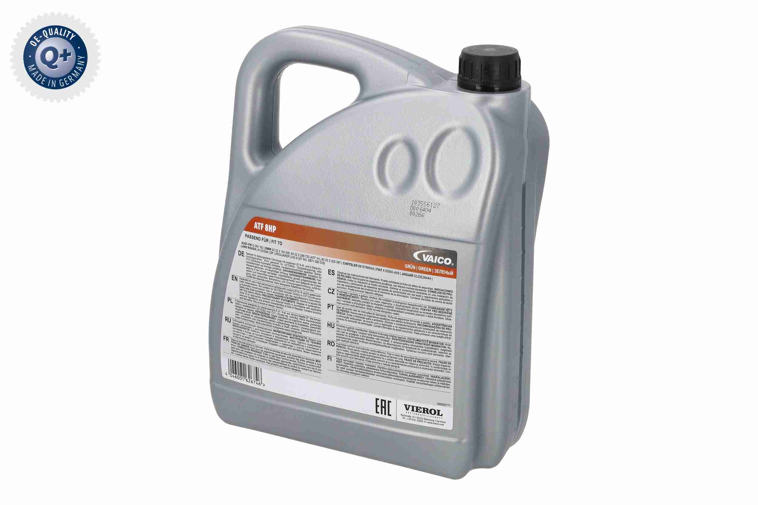 Ilustracja V60-0265 VAICO olej do automatycznej skrzyni biegów