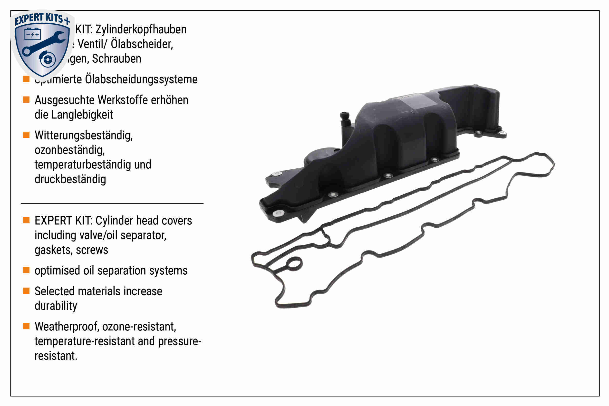 Ilustracja V95-0400 VAICO pokrywa głowicy cylindrów