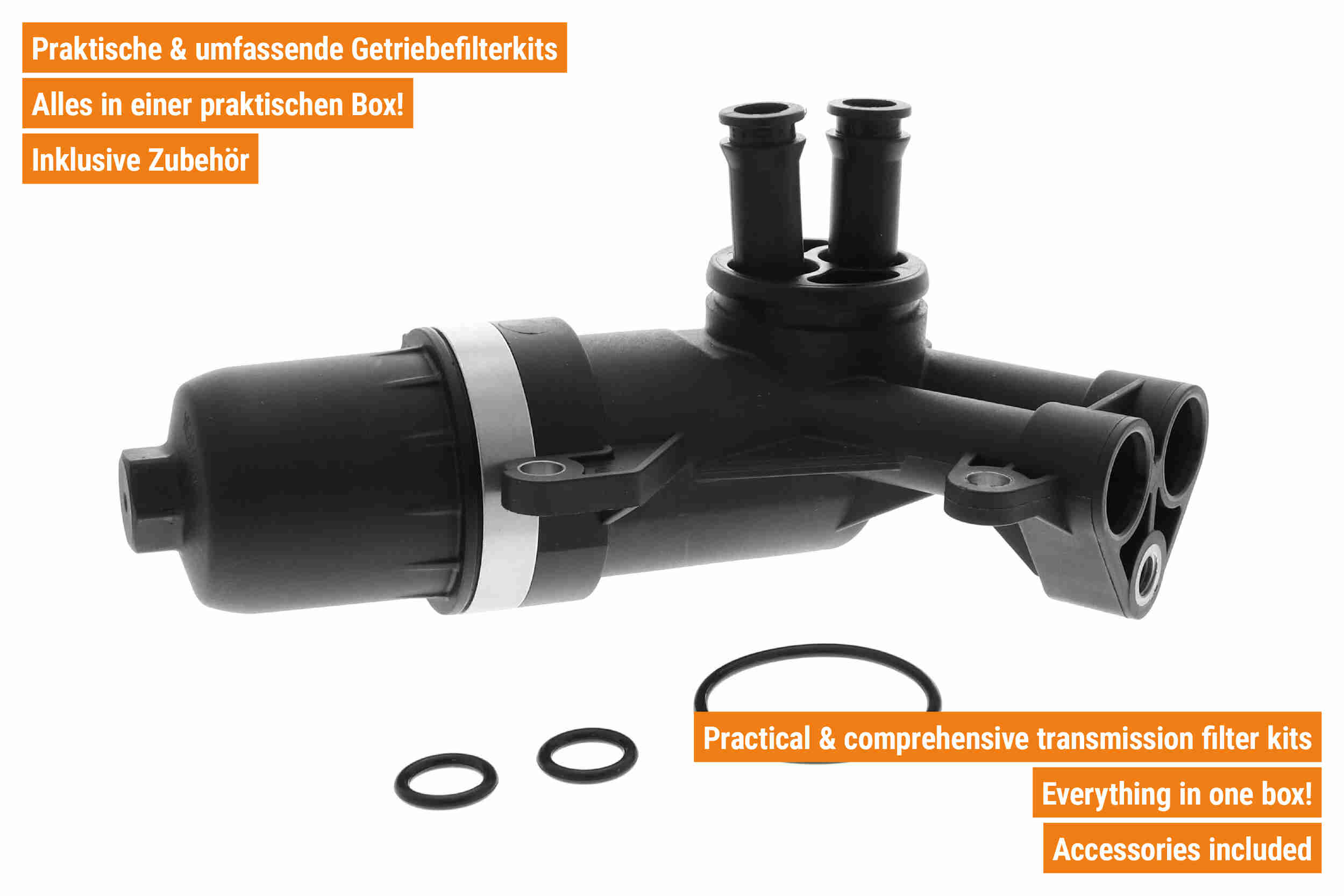 Ilustracja V10-6577 VAICO obudowa, filtr hydrauliczny automatycznej skrzyni biegów