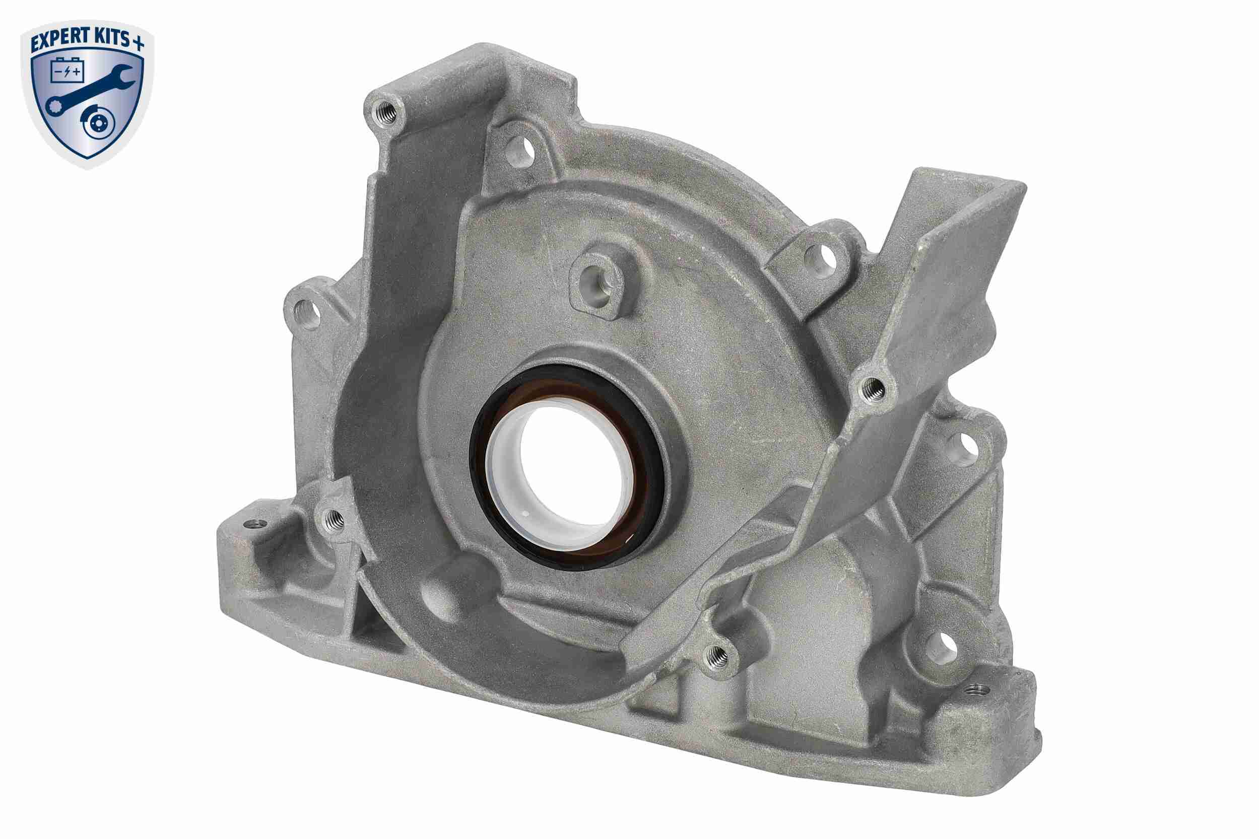 Ilustracja V10-7361 VAICO pokrywa korpusu, korpus skrzyni korbowej