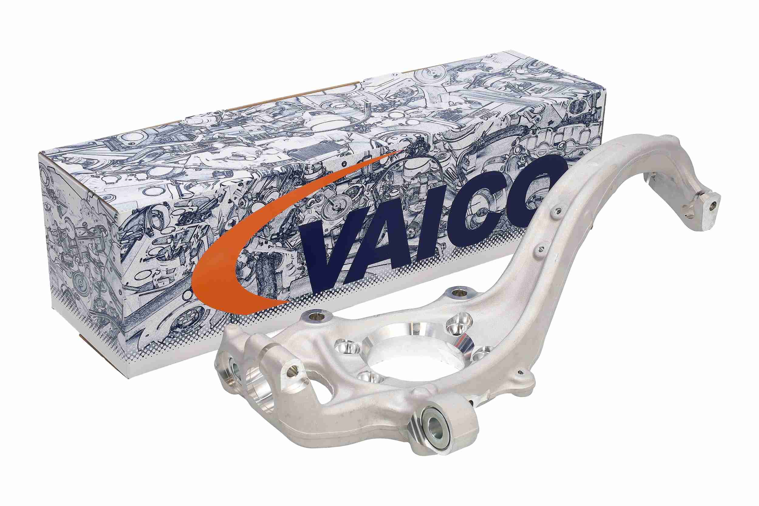 Ilustracja V10-1799 VAICO zwrotnica, zawieszenie koła