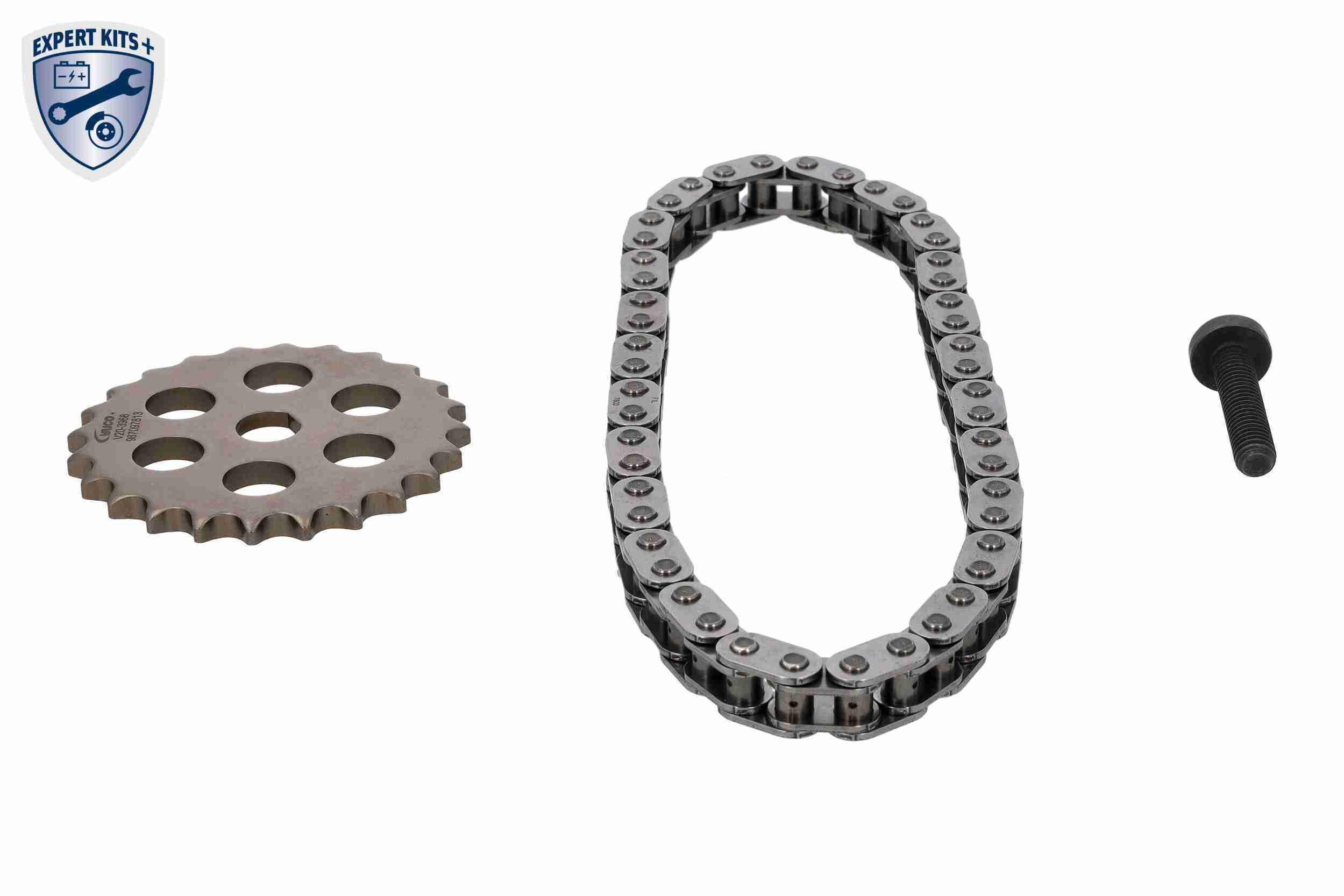 Ilustracja V20-4073 VAICO zestaw łańcucha, napęd pompy oleju