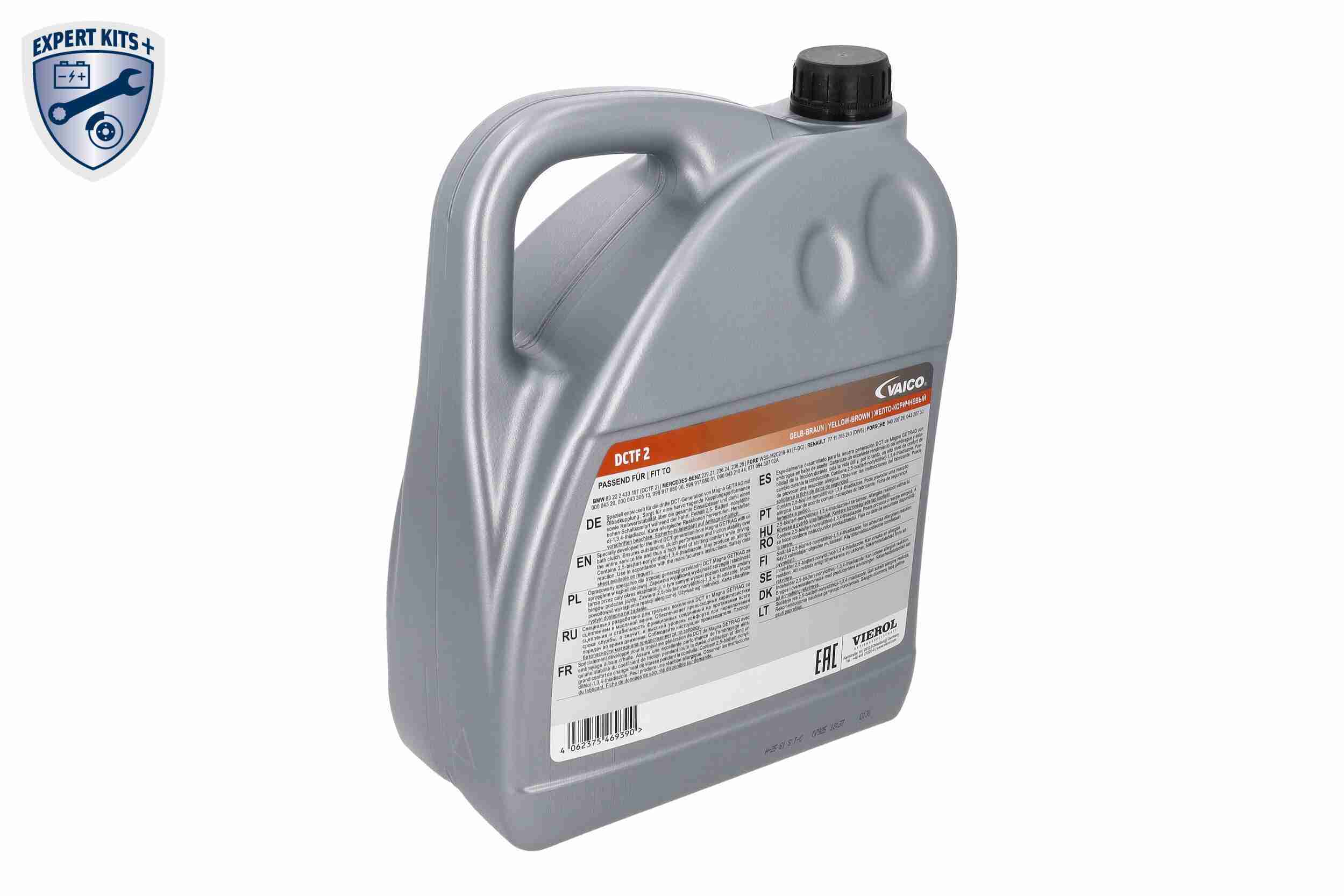 Ilustracja V20-4300 VAICO zestaw części, wymiana oleju automatycznej skrzyni biegów