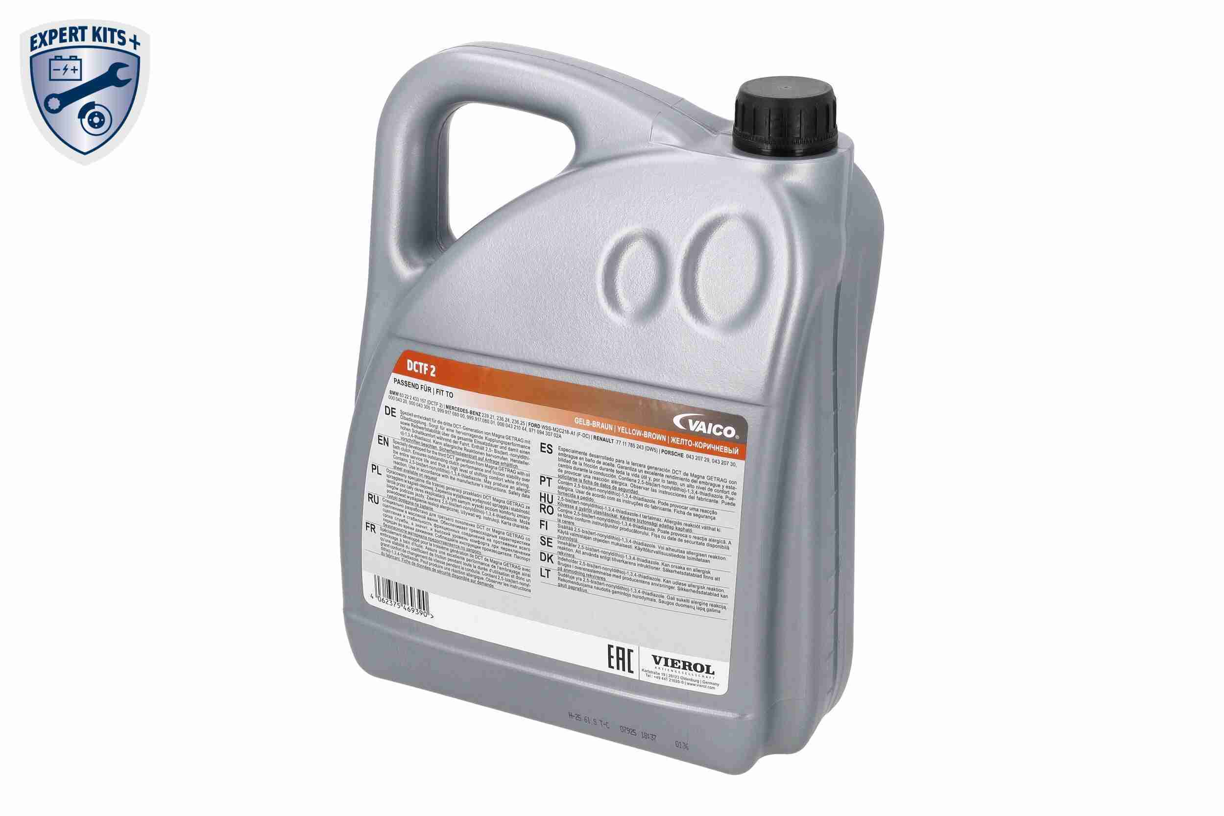 Ilustracja V20-4300 VAICO zestaw części, wymiana oleju automatycznej skrzyni biegów