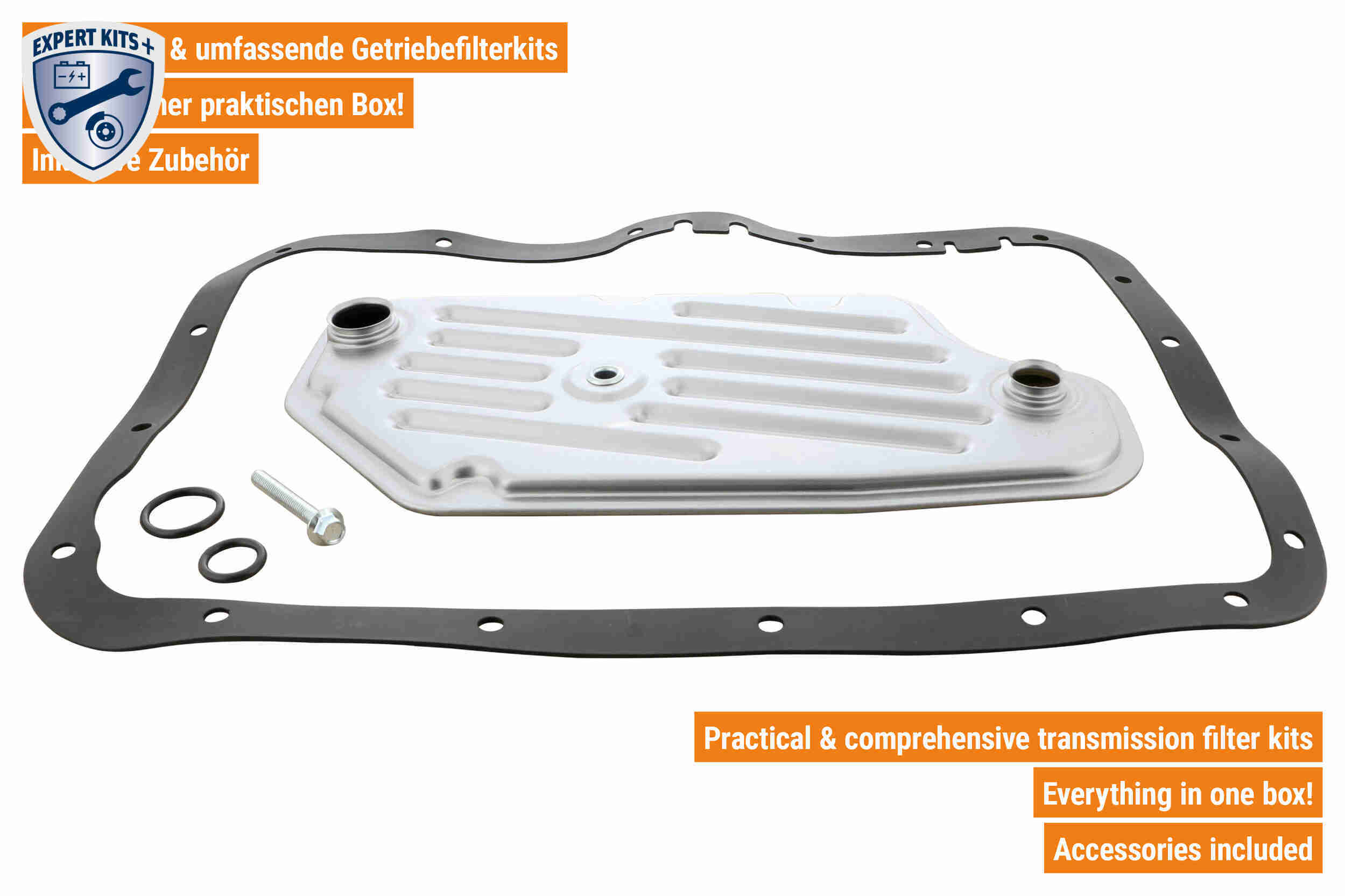 Ilustracja V25-0122 VAICO zestaw filtra hydraulicznego, automatyczna skrzynia biegów