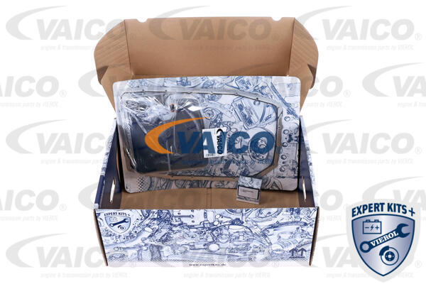 Ilustracja V25-2191-BEK VAICO zestaw części, wymiana oleju automatycznej skrzyni biegów