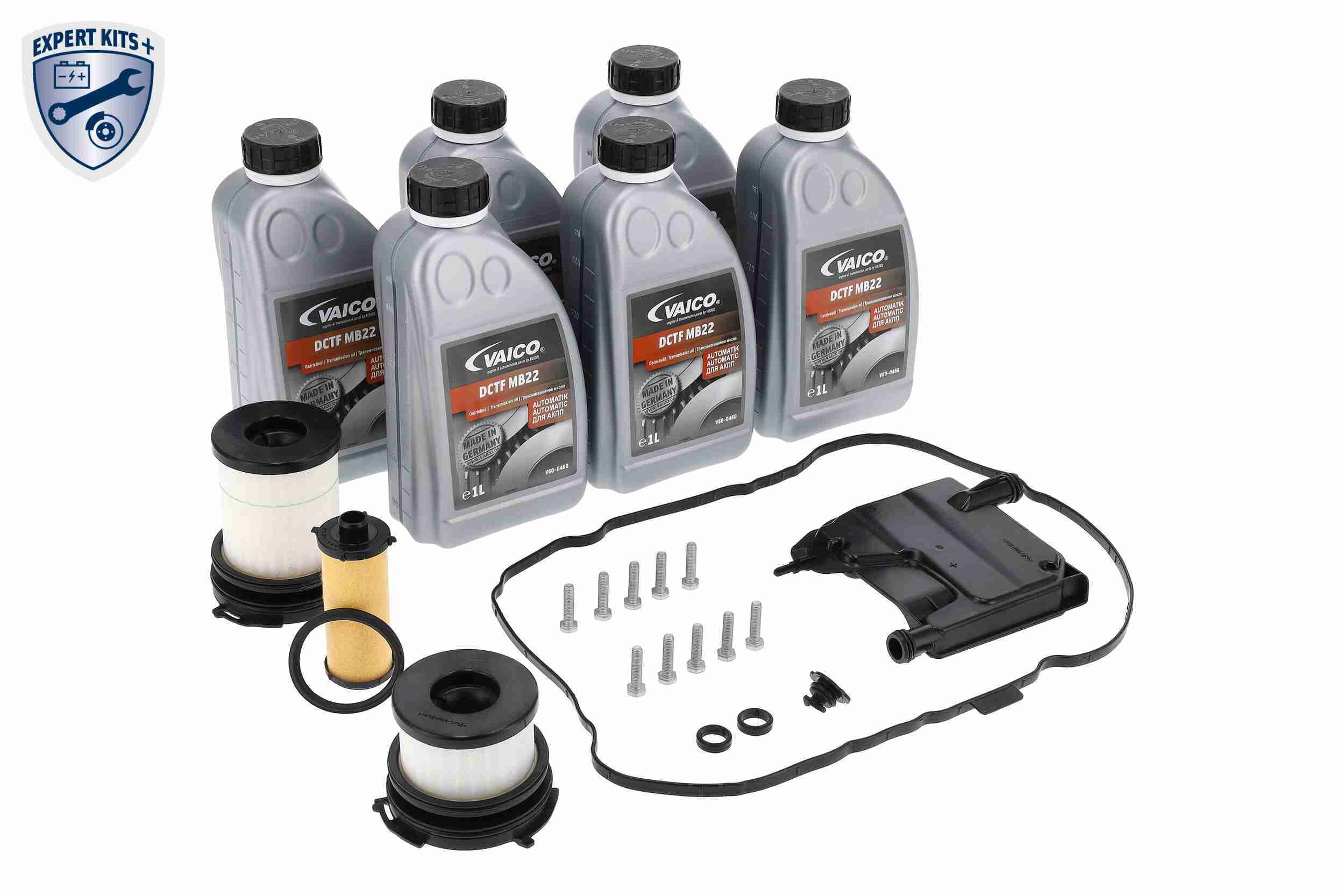 Ilustracja V30-3957 VAICO zestaw części, wymiana oleju automatycznej skrzyni biegów