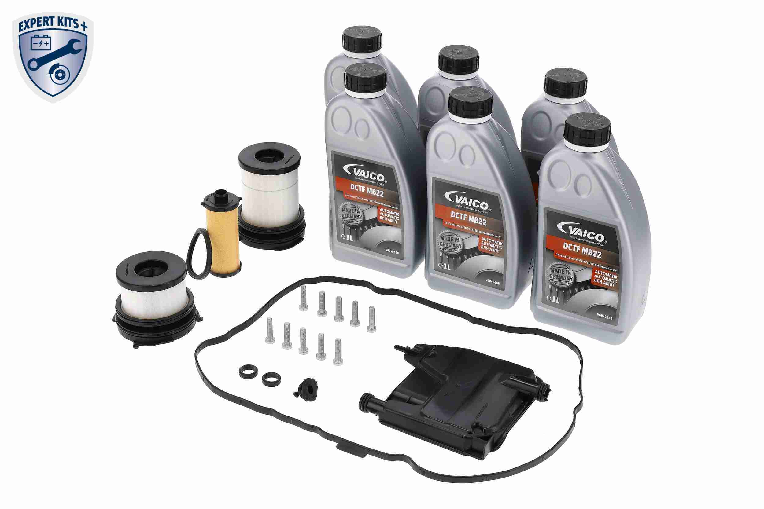 Ilustracja V30-3957 VAICO zestaw części, wymiana oleju automatycznej skrzyni biegów