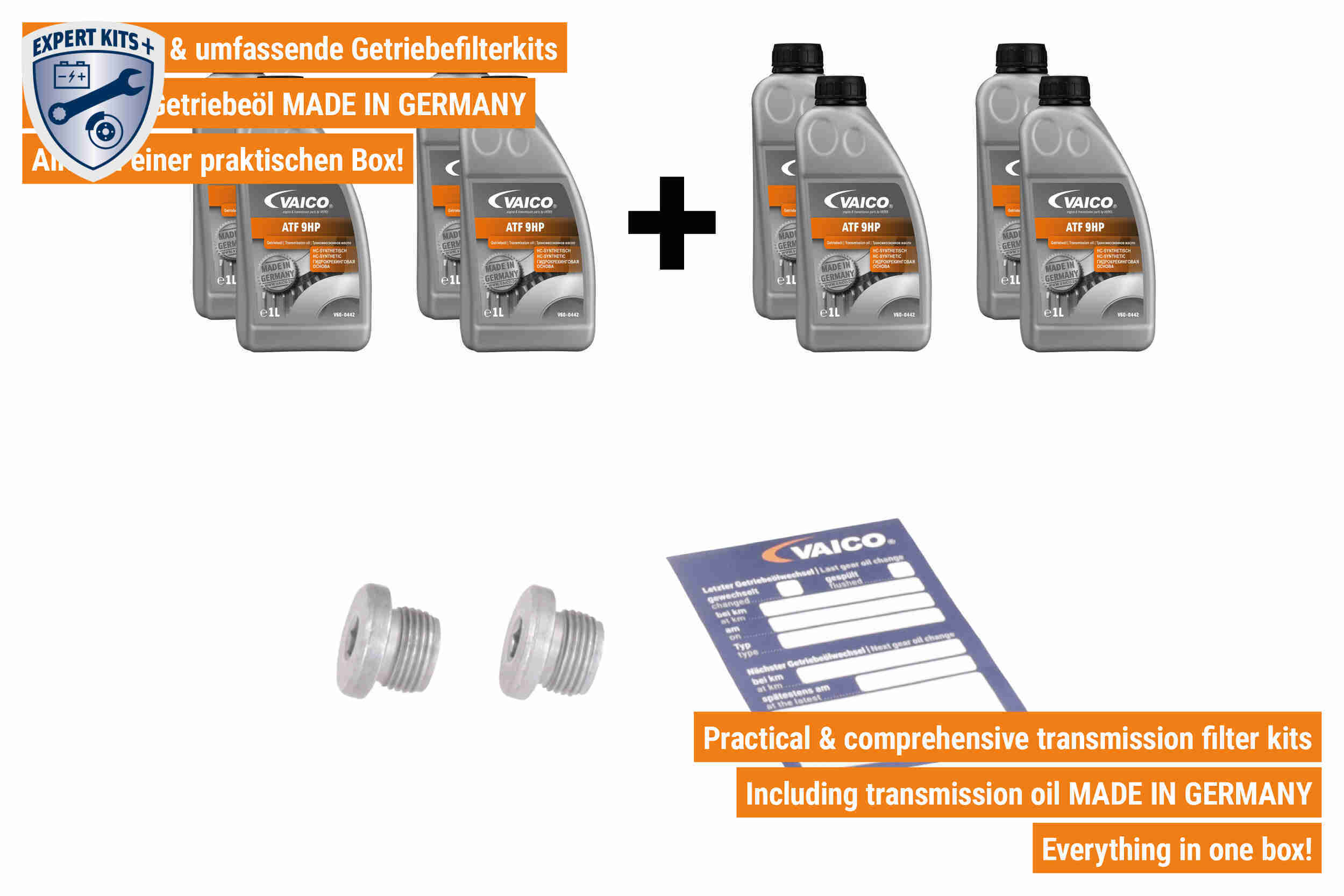 Ilustracja V33-0533-XXL VAICO zestaw części, wymiana oleju automatycznej skrzyni biegów