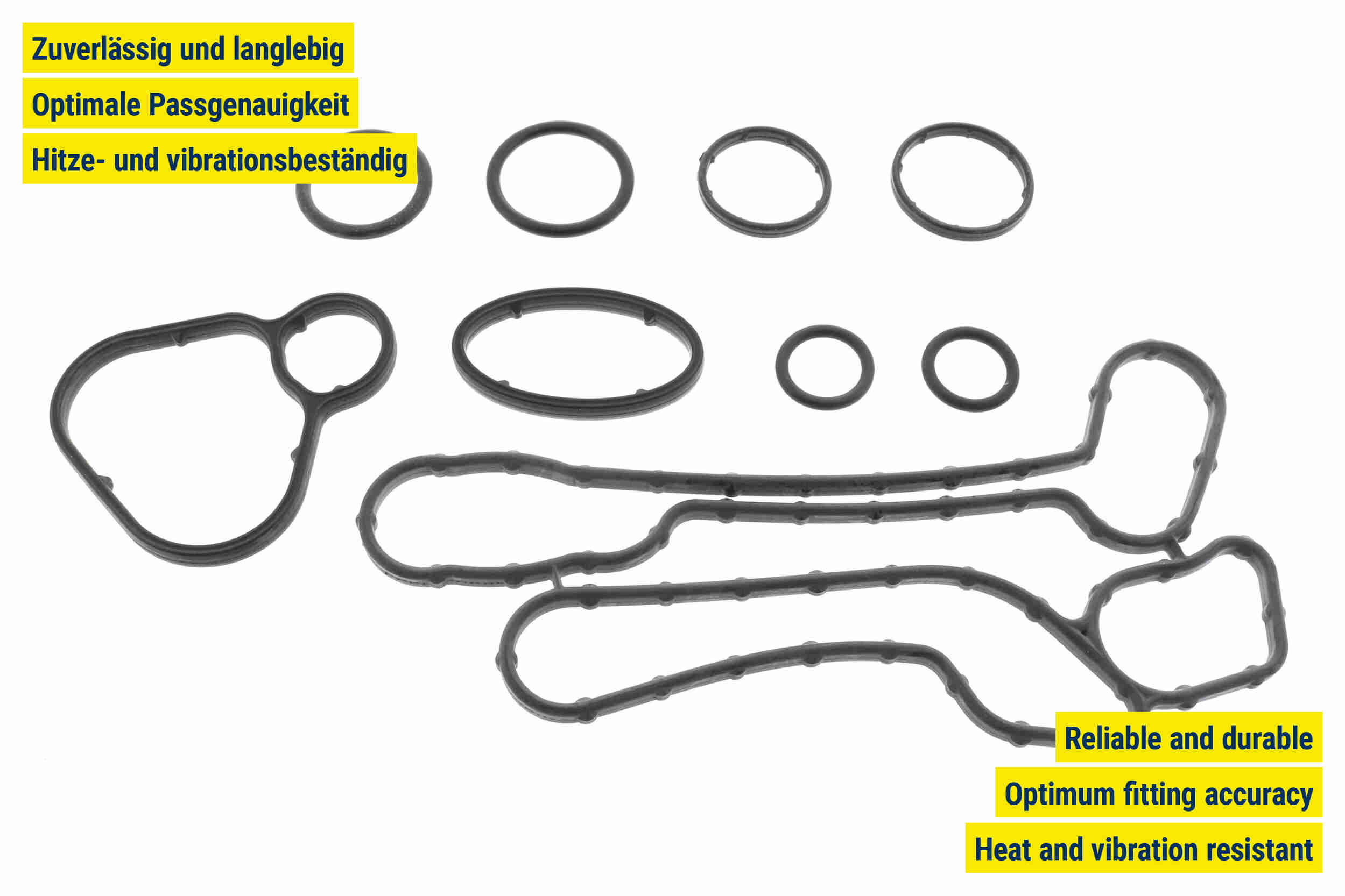 Ilustracja V40-60-92117 VEMO zestaw uszczelek, chłodnica olejowa