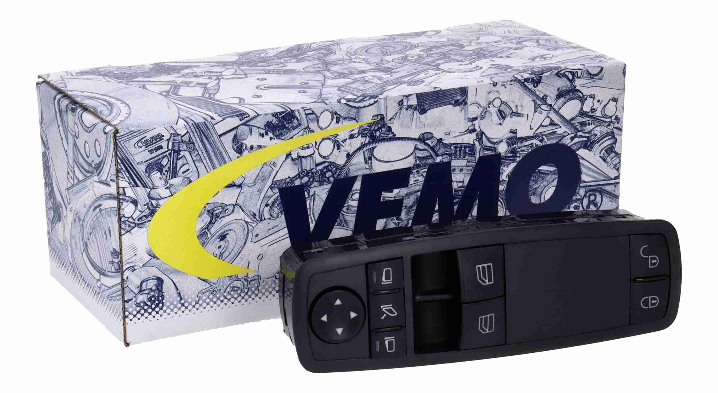 Ilustracja V30-73-0043 VEMO przełącznik, podnośnik szyby