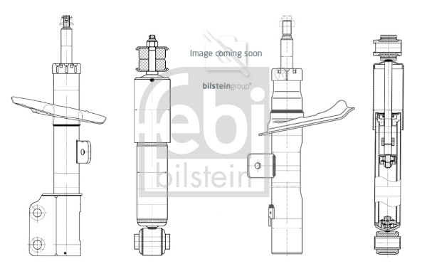 Ilustracja 1002691 FEBI BILSTEIN amortyzator