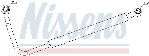Ilustracja 935086 NISSENS przewód olejowy, doładowanie