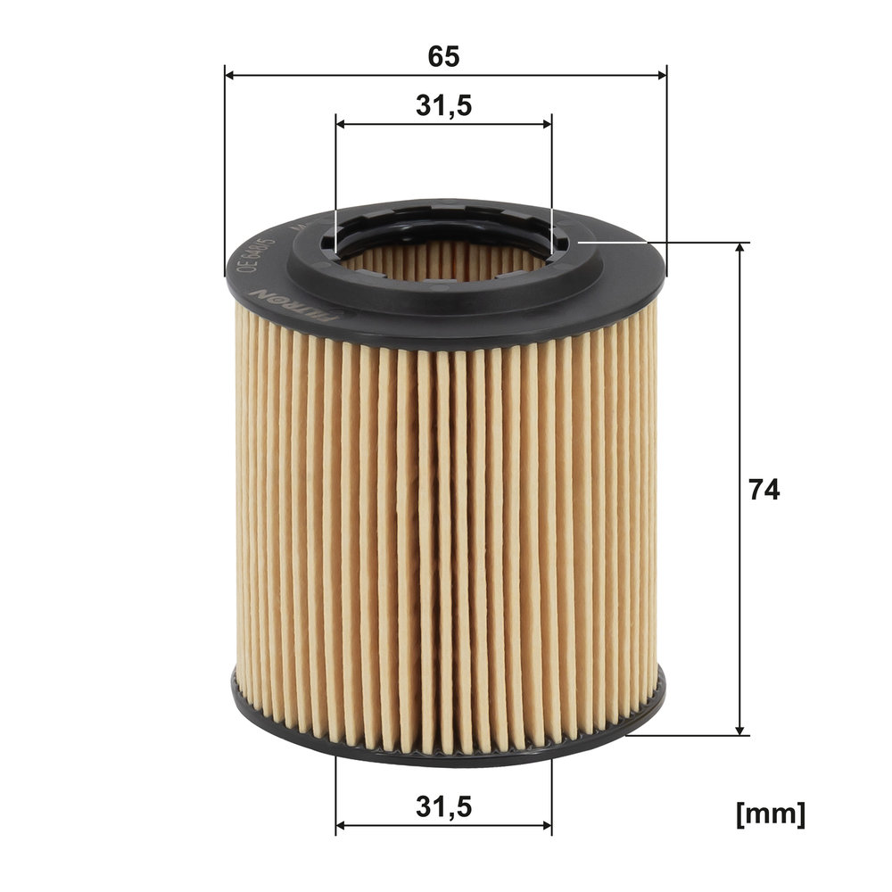 Ilustracja OE 648/5 FILTRON filtr oleju