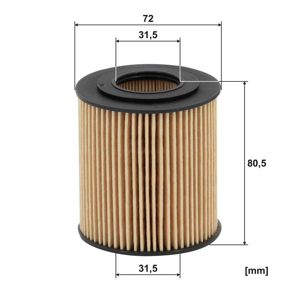 Ilustracja OE 649/6 FILTRON filtr oleju