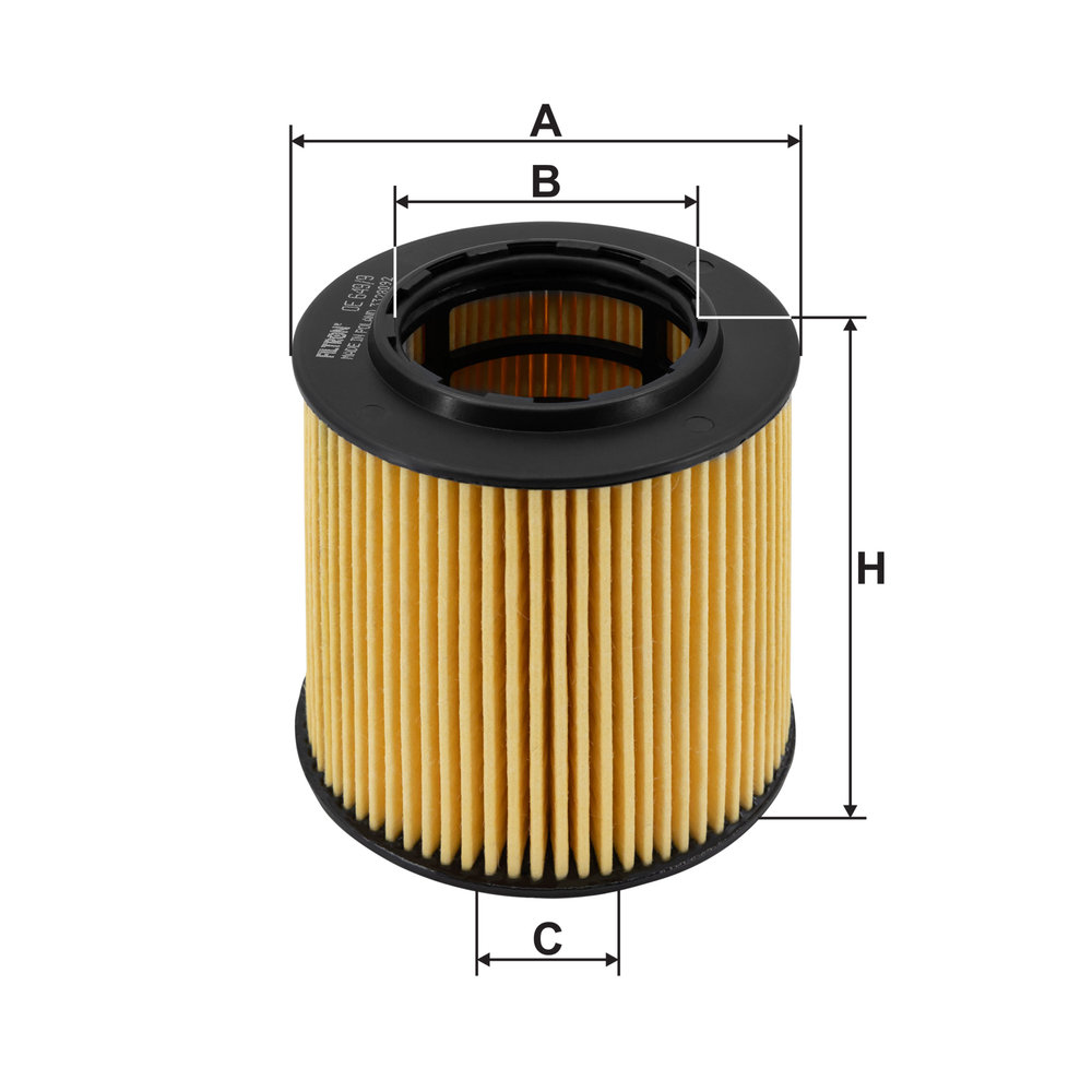 Ilustracja OE 649/9 FILTRON filtr oleju