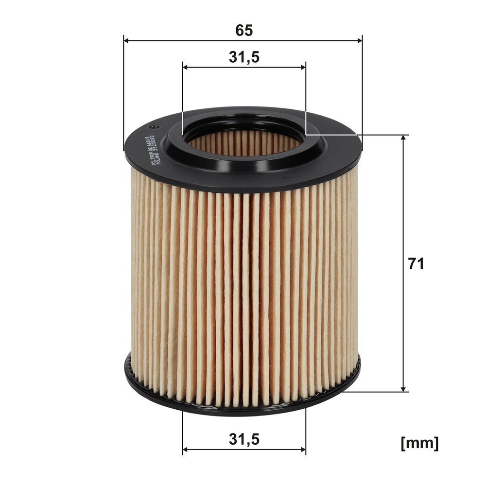 Ilustracja OE 665/3 FILTRON filtr oleju