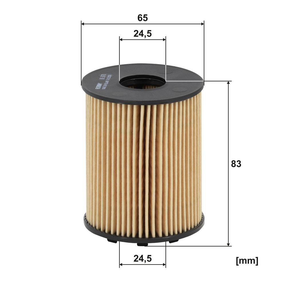 Ilustracja OE 670 FILTRON filtr oleju