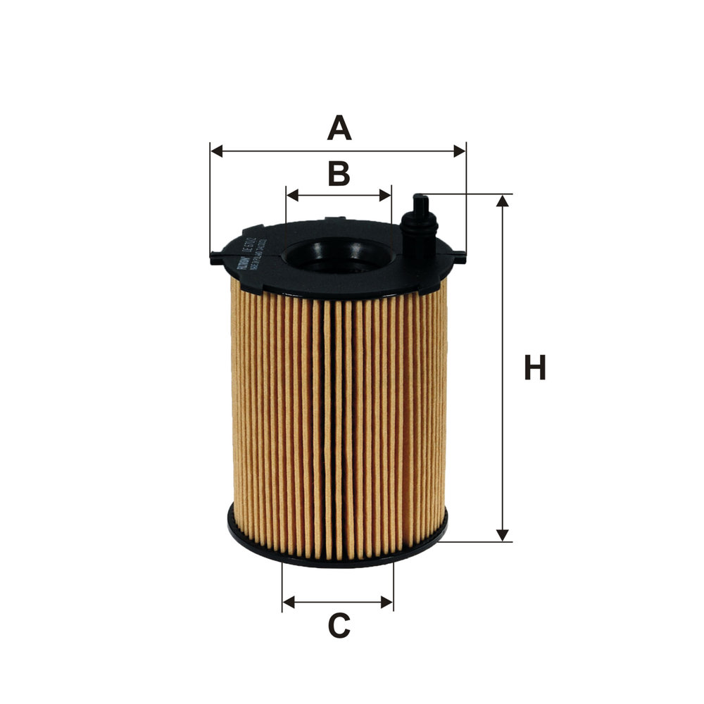 Ilustracja OE 670/2 FILTRON filtr oleju