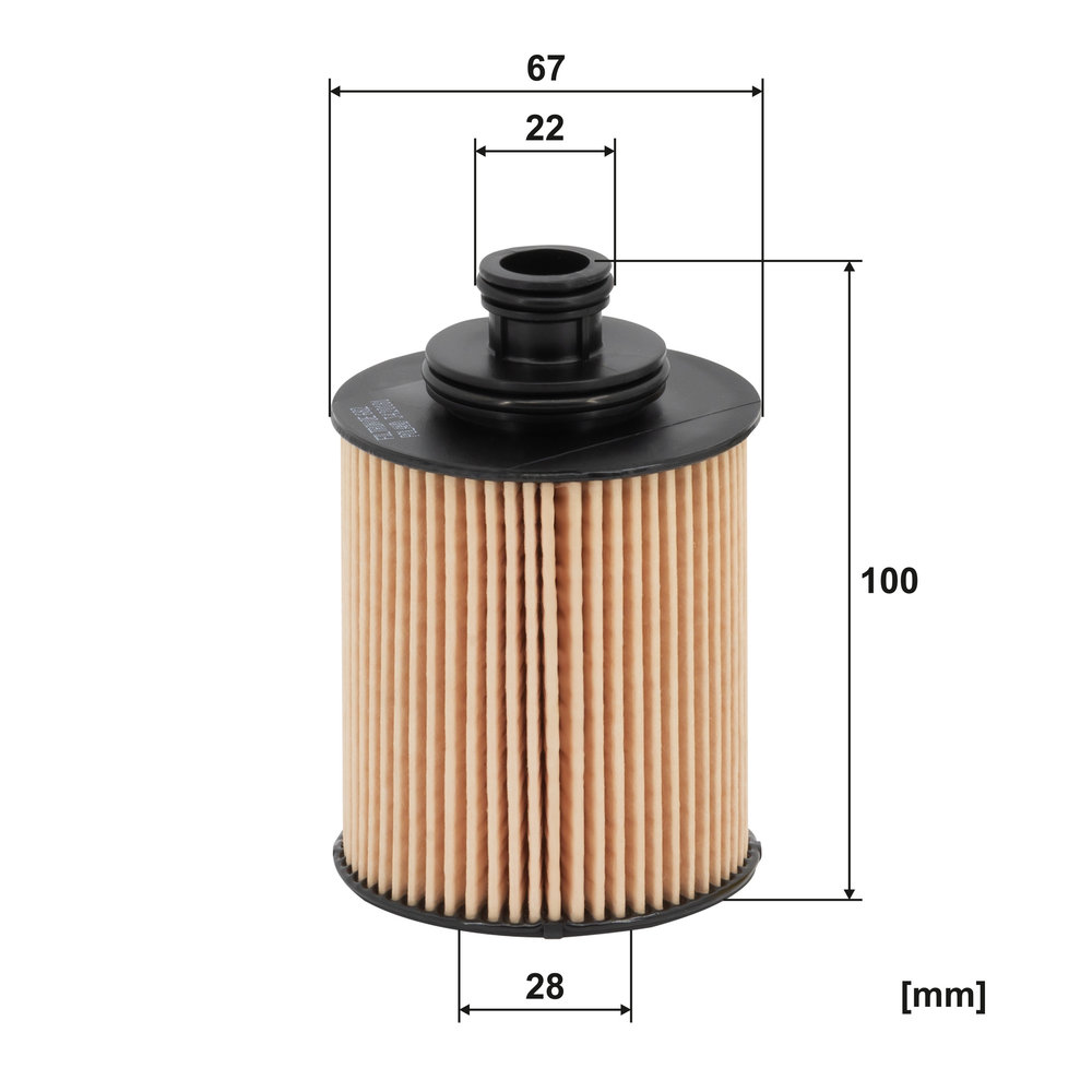 Ilustracja OE 682 FILTRON filtr oleju