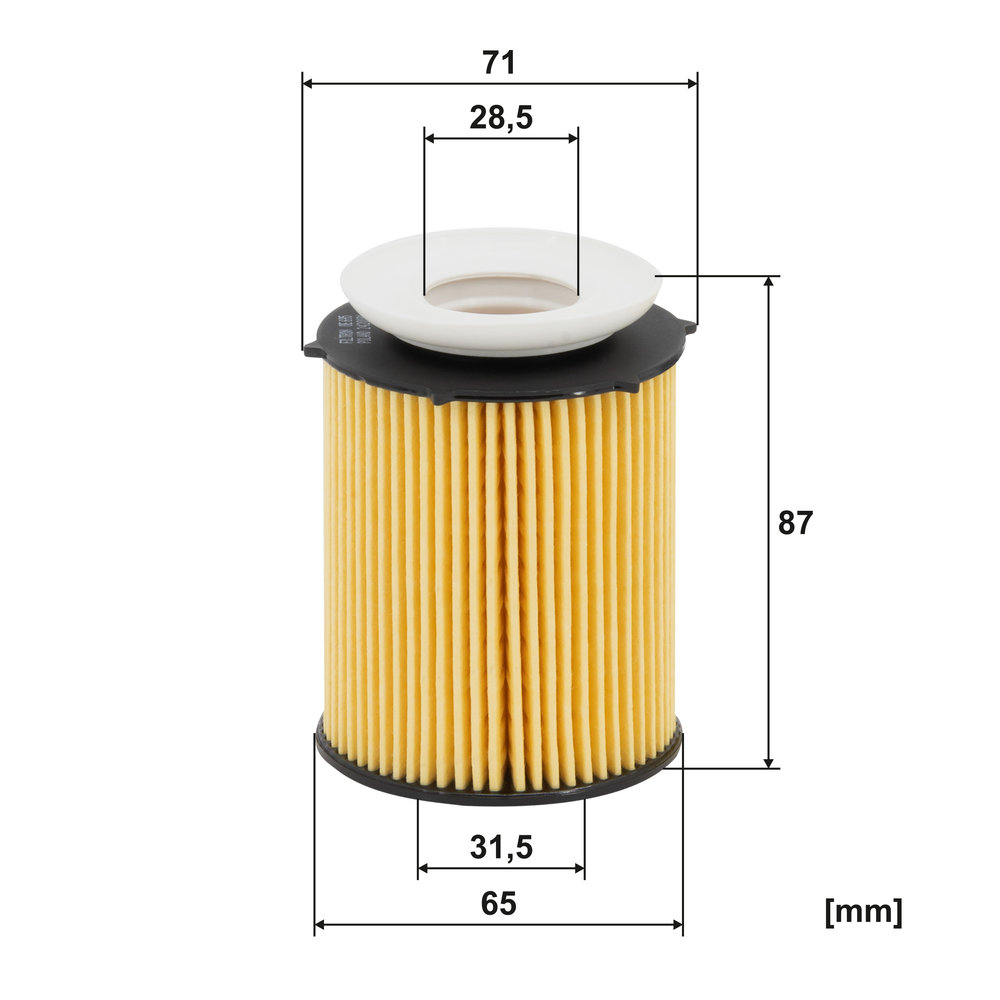 Ilustracja OE 695 FILTRON filtr oleju