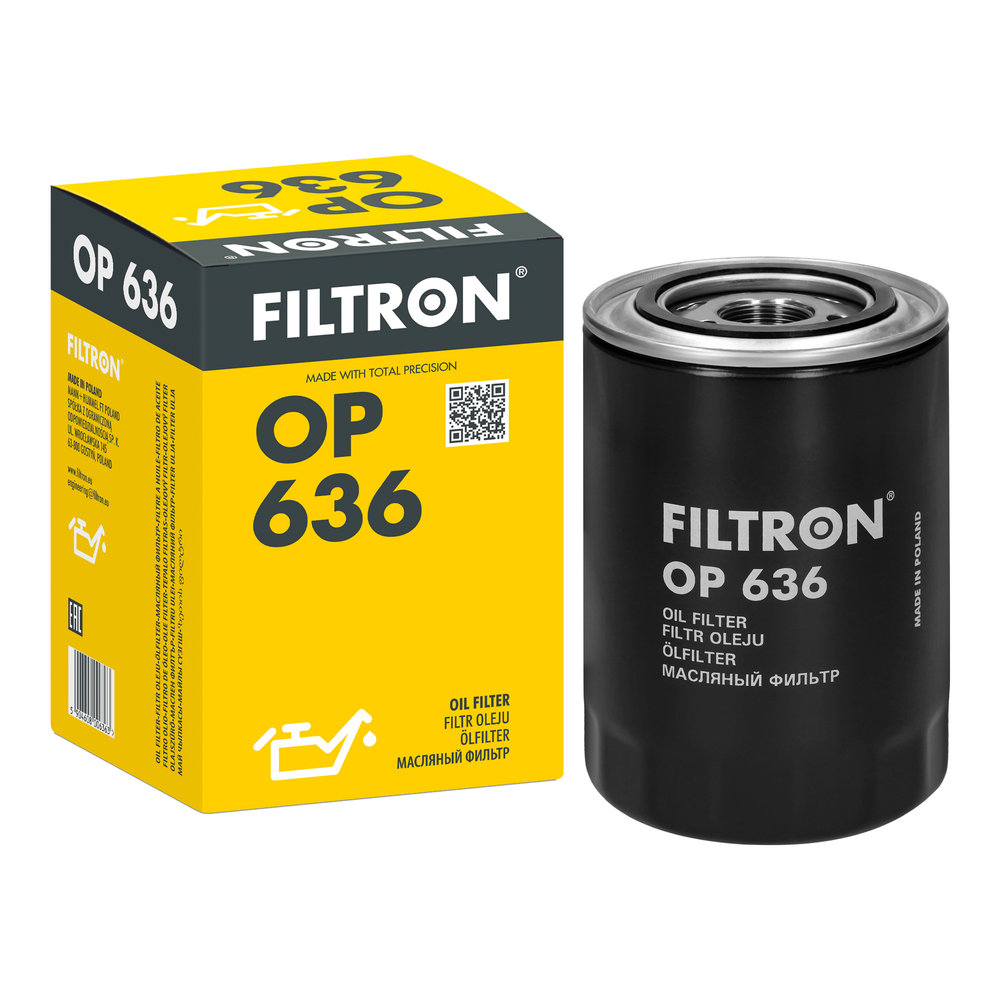 Ilustracja OP 636 FILTRON filtr oleju
