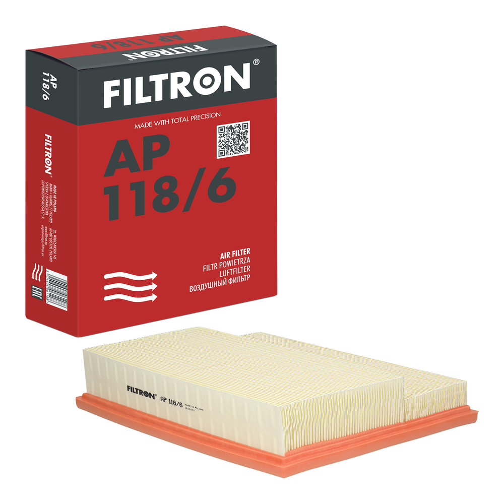 Ilustracja AP 118/6 FILTRON filtr powietrza