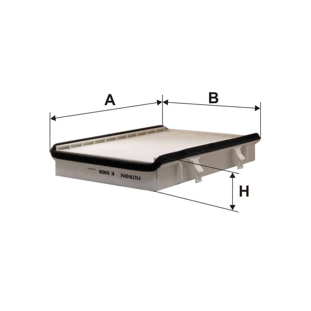 Ilustracja K 1068 FILTRON filtr kabinowy