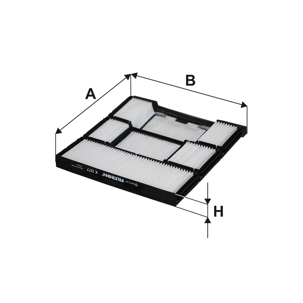 Ilustracja K 1177 FILTRON filtr kabinowy