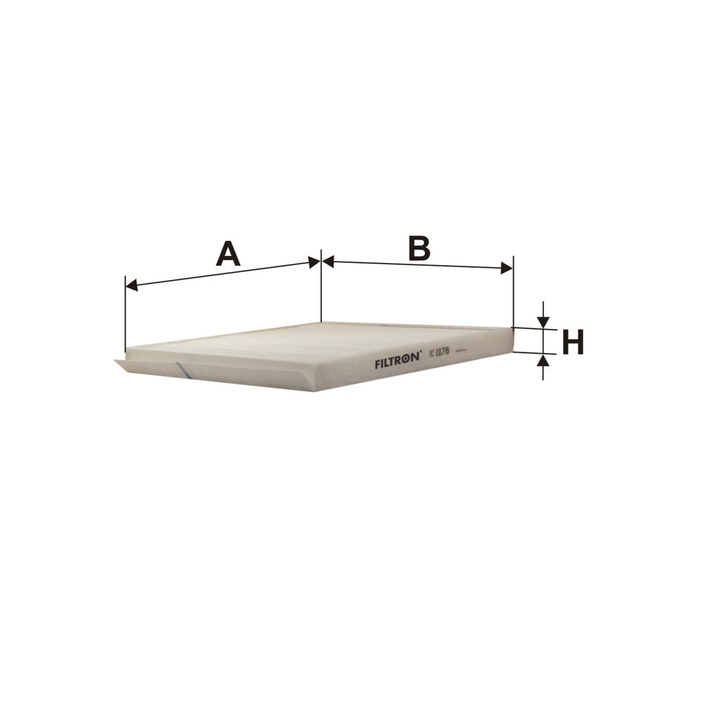 Ilustracja K 1178 FILTRON filtr kabinowy