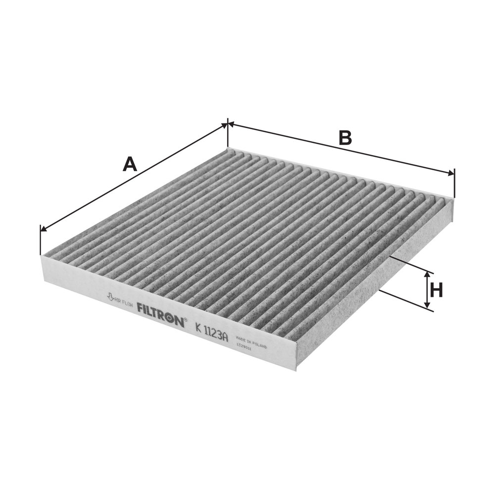 Ilustracja K 1123A FILTRON filtr kabinowy