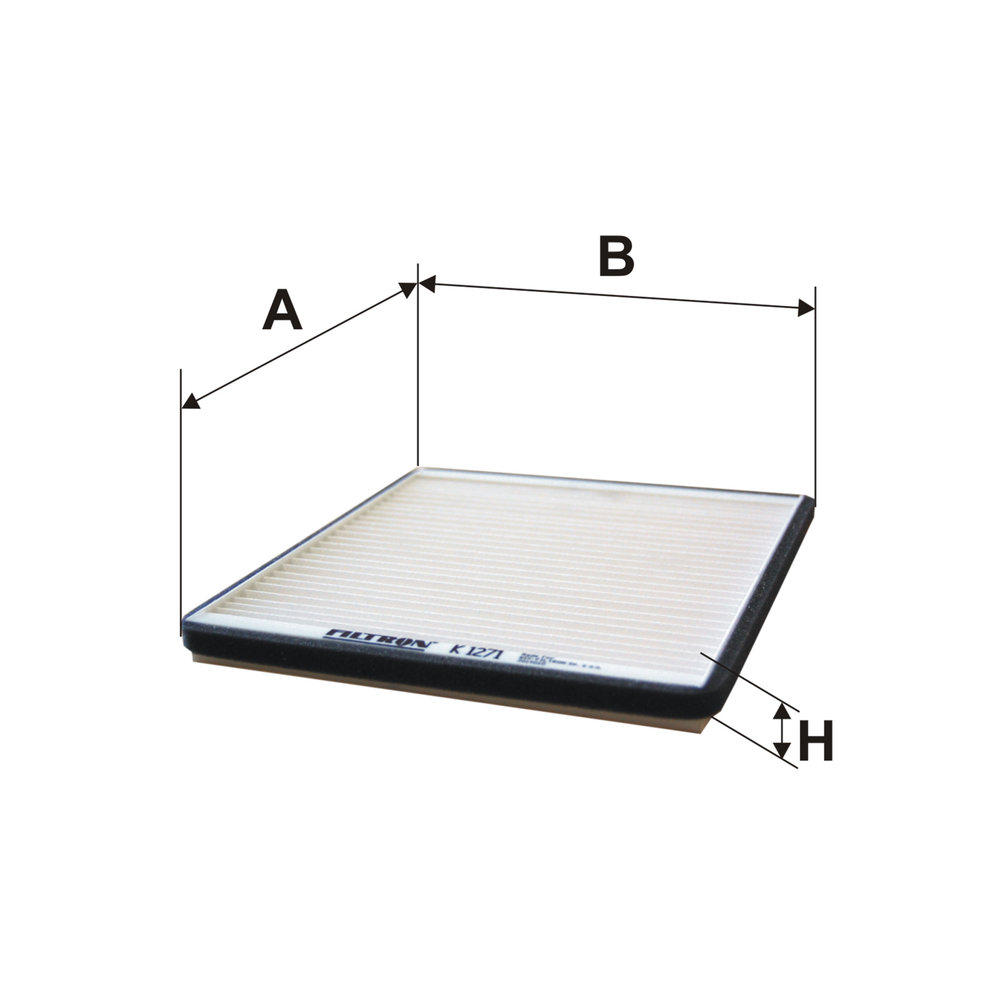 Ilustracja K 1271 FILTRON filtr kabinowy