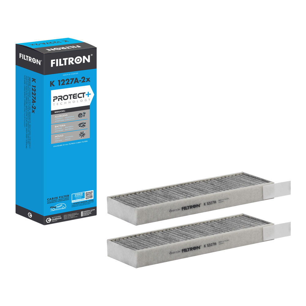 Ilustracja K 1227A-2x FILTRON filtr kabinowy