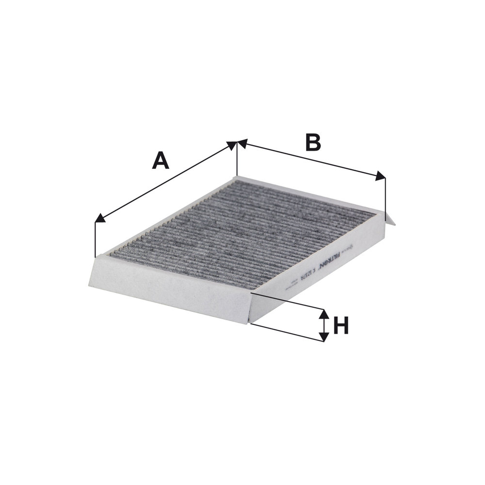 Ilustracja K 1237A FILTRON filtr kabinowy