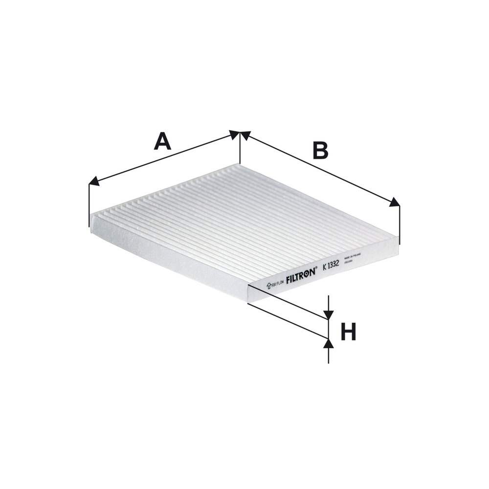 Ilustracja K 1332 FILTRON filtr kabinowy