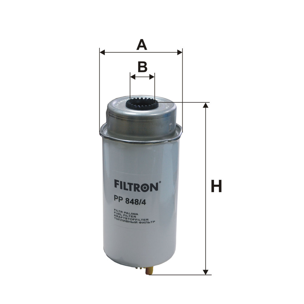 Ilustracja PP 848/4 FILTRON filtr paliwa