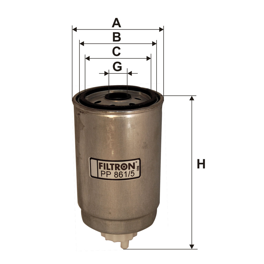 Ilustracja PP 861/5 FILTRON filtr paliwa
