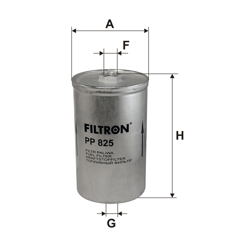 Ilustracja PP 825 FILTRON filtr paliwa