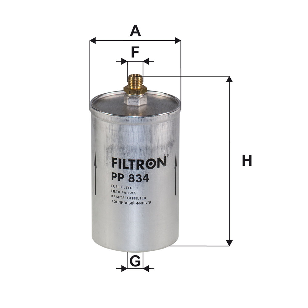 Ilustracja PP 834 FILTRON filtr paliwa